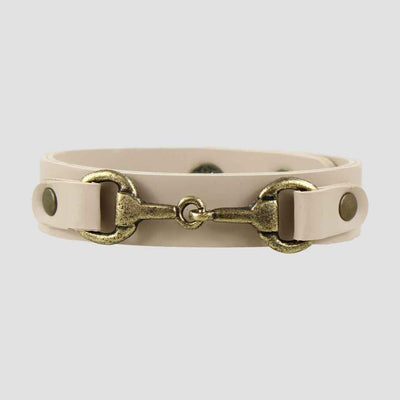 Snaffle Bracelet Cream