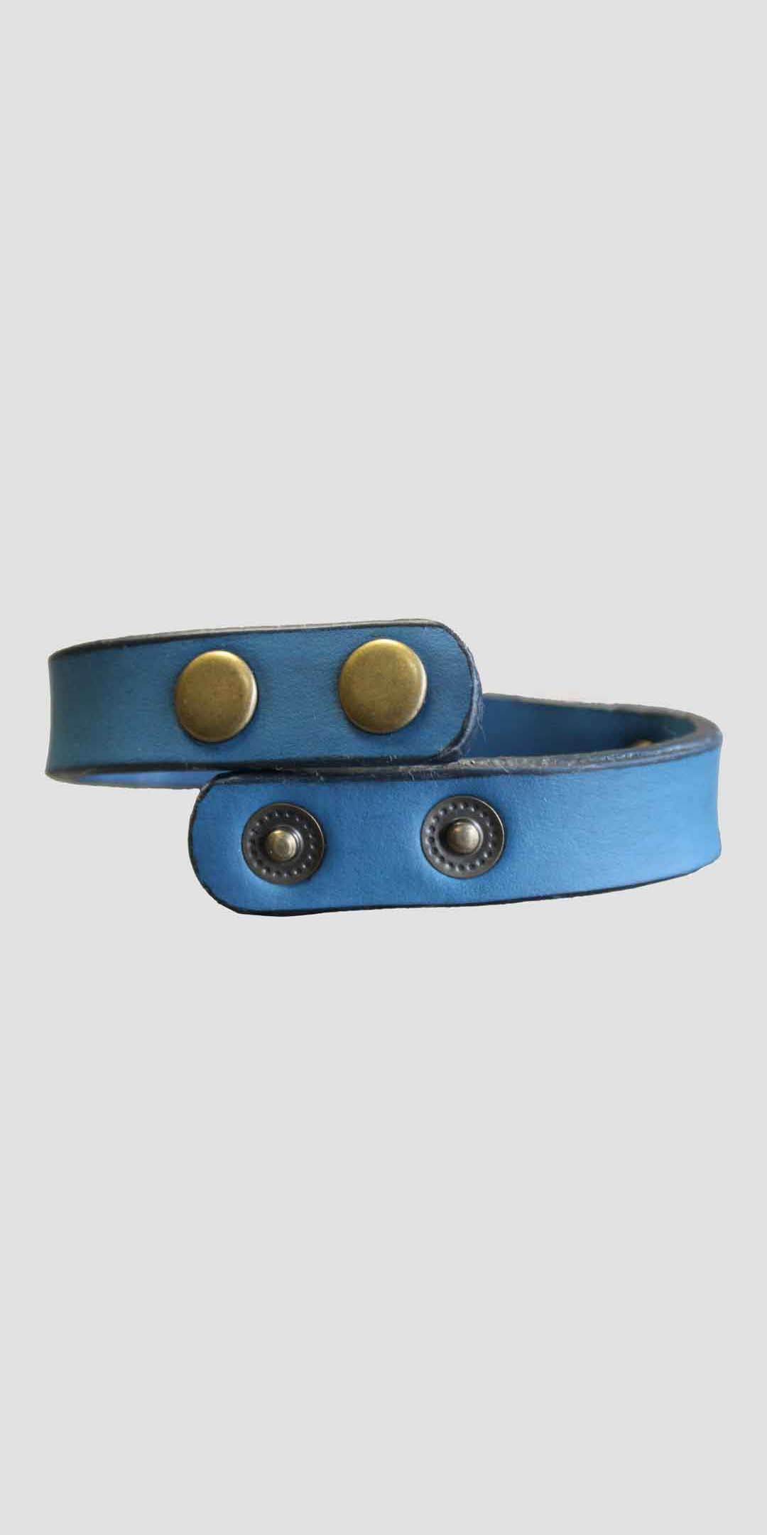 Snaffle Bracelet Blue