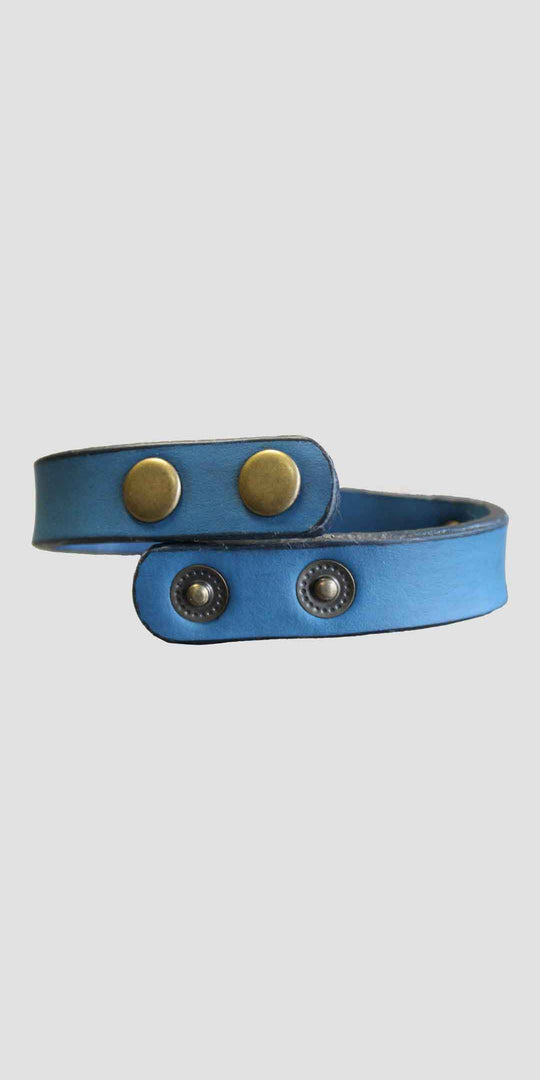Snaffle Bracelet Blue