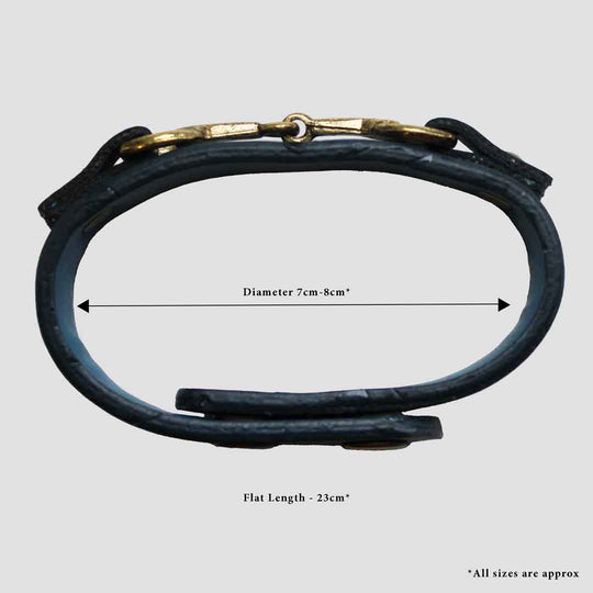 Snaffle Bracelet Blue