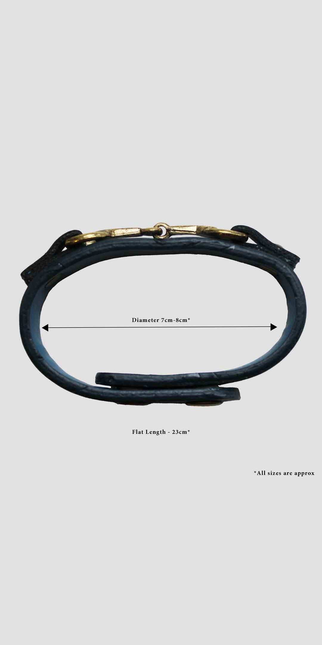 Snaffle Bracelet Blue