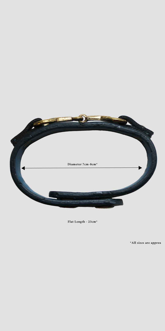 Snaffle Bracelet Blue