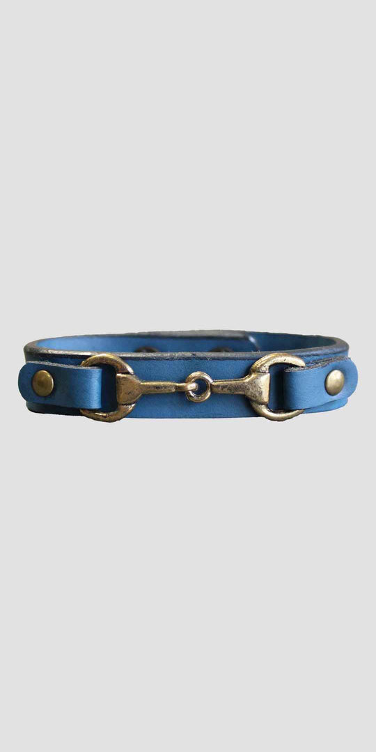 Snaffle Bracelet Blue
