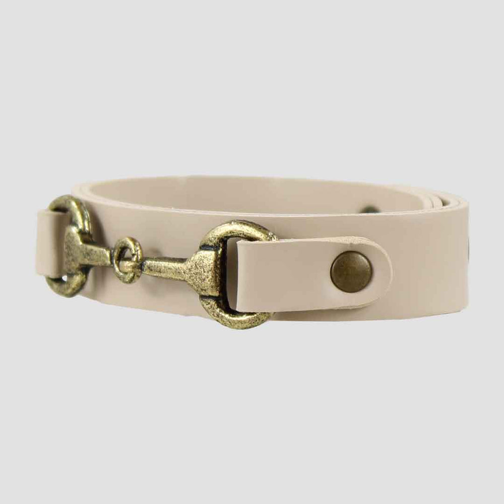 Snaffle Bracelet Cream