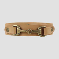 Snaffle Bracelet Tan