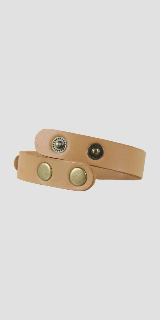 Snaffle Bracelet Tan