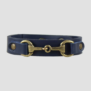 Snaffle Bracelet Navy