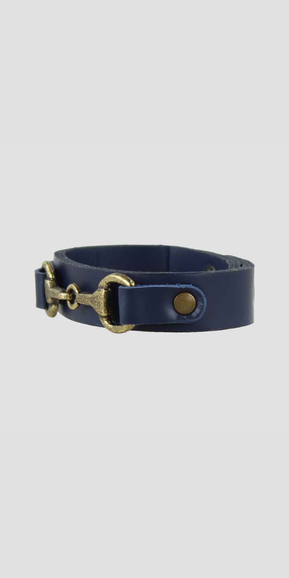 Snaffle Bracelet Navy