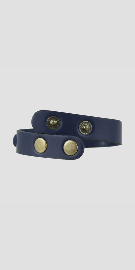 Snaffle Bracelet Navy