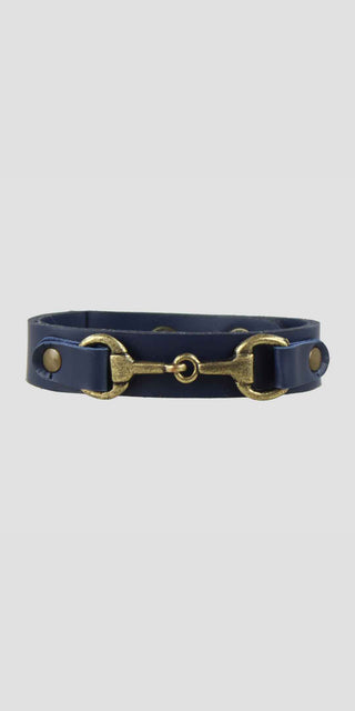 Snaffle Bracelet Navy