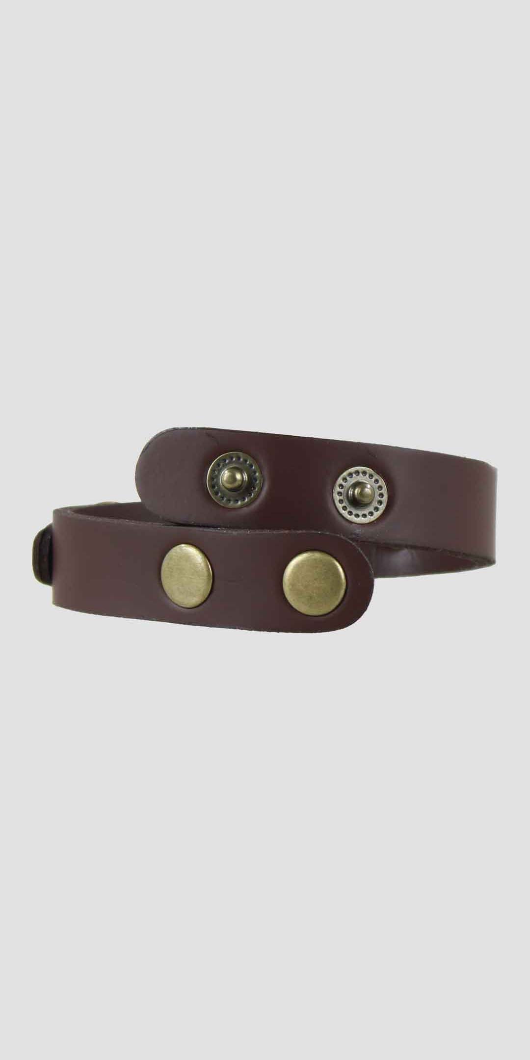 Snaffle Bracelet Dark Brown