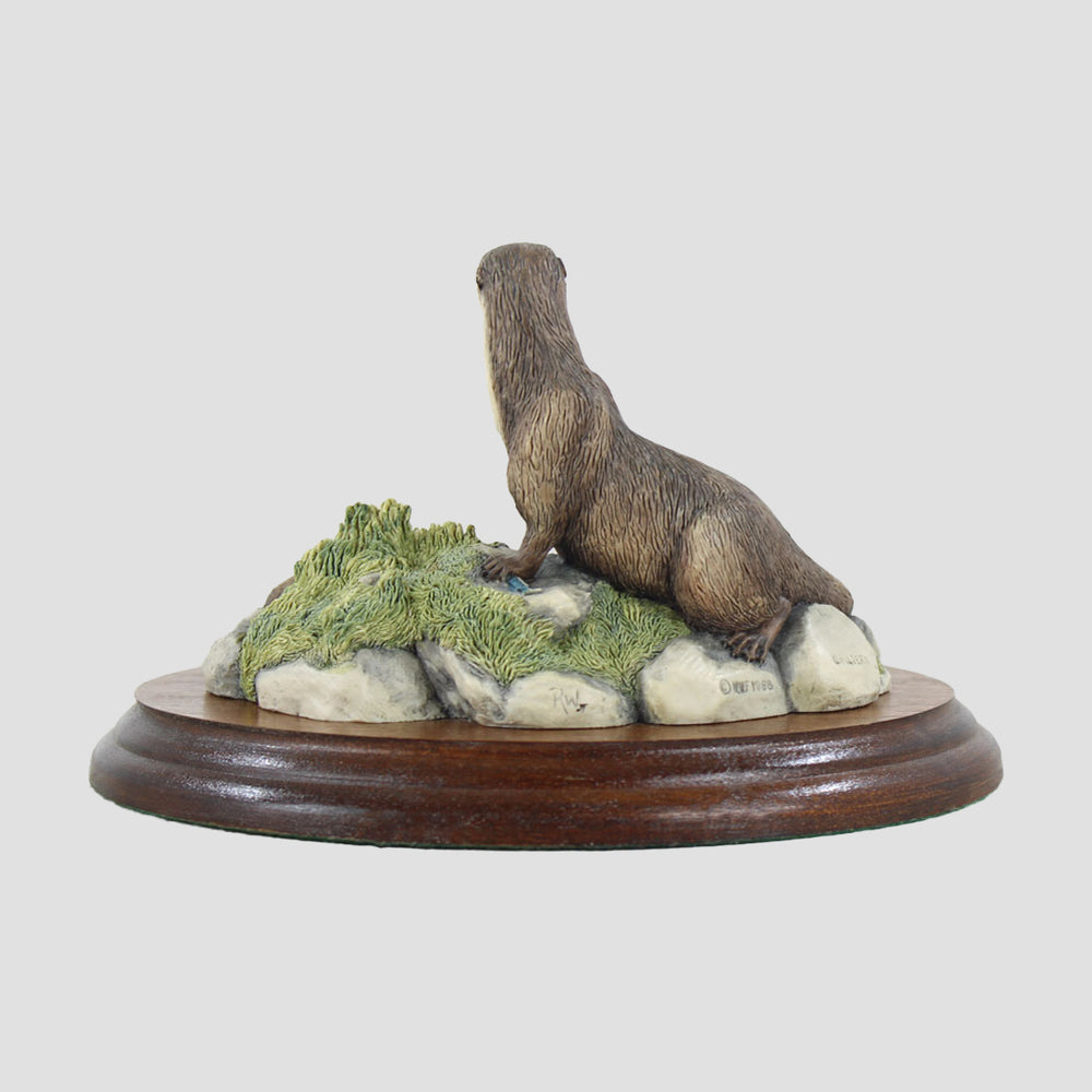 Otter And Cub Border Fine Arts