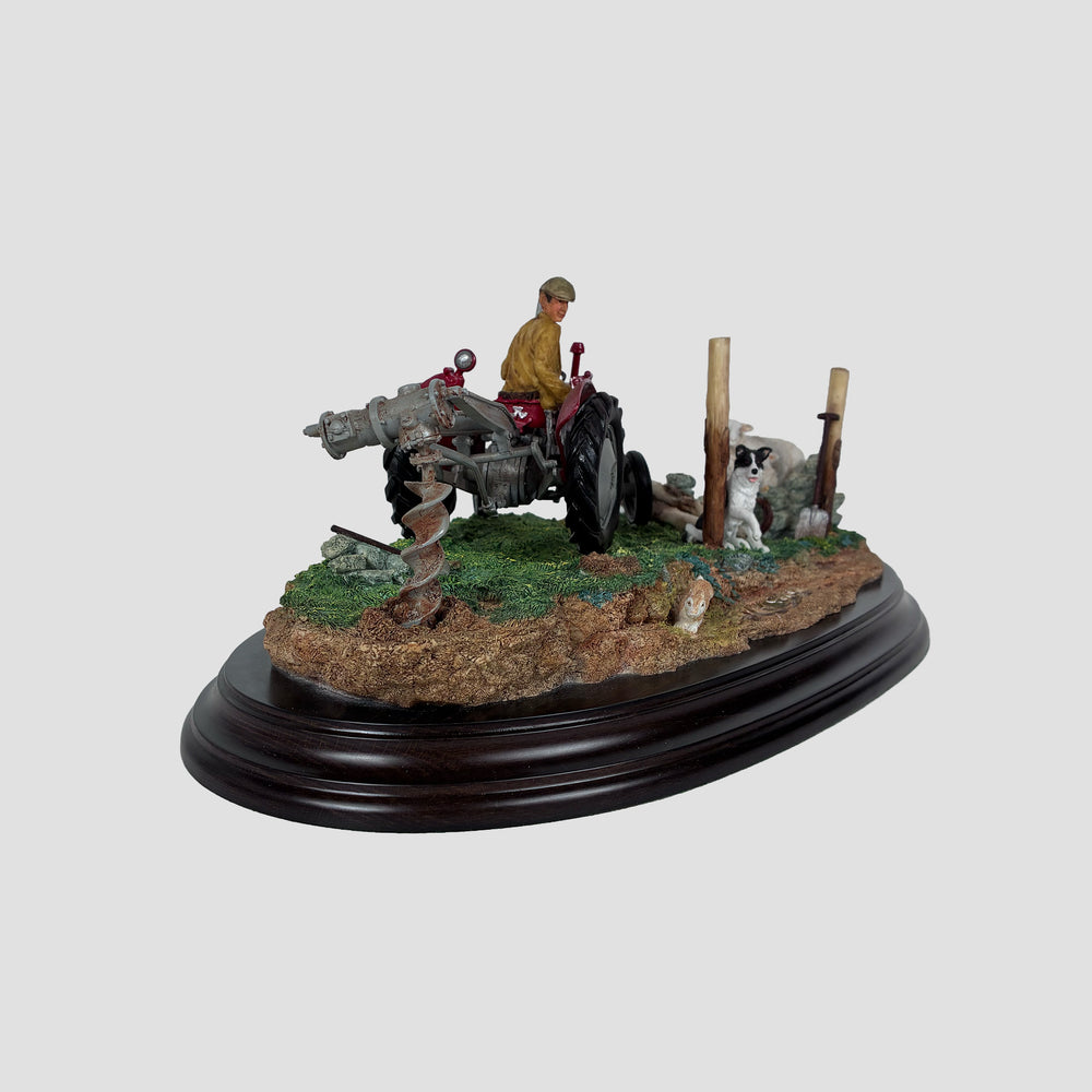 Securing The Field Massey Ferguson Country Artist Tractor Model With Original Certificate