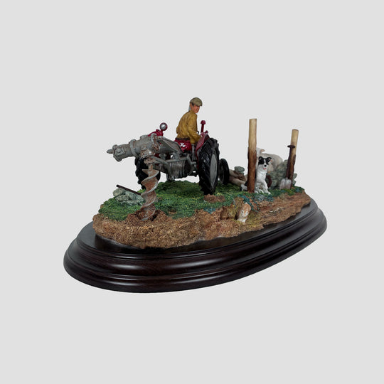 Securing The Field Massey Ferguson Country Artist Tractor Model With Original Certificate