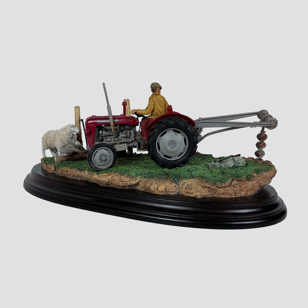 Securing The Field Massey Ferguson Country Artist Tractor Model With Original Certificate