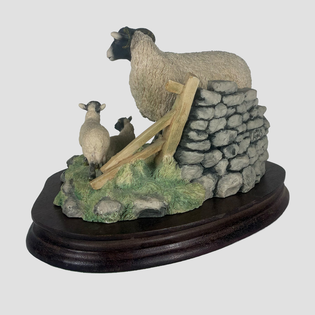 Spring Lambing Border Fine Arts Sheep Model