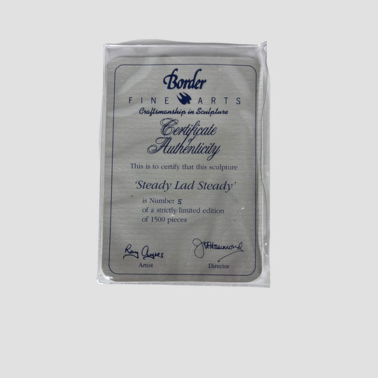 Steady Lad Steady Sheep Model Border Fine Arts Original Box and Certificate