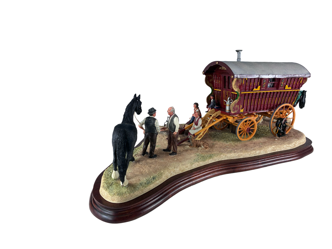 Striking a Deal at Appleby Fair Caravan by Border Fine Arts