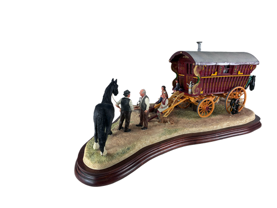 Striking a Deal at Appleby Fair Caravan by Border Fine Arts