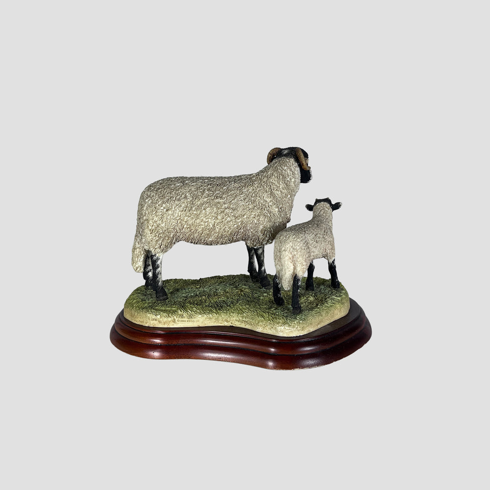 Swaledale Ewe and Lambs Border Fine Arts Studio Model Original Box