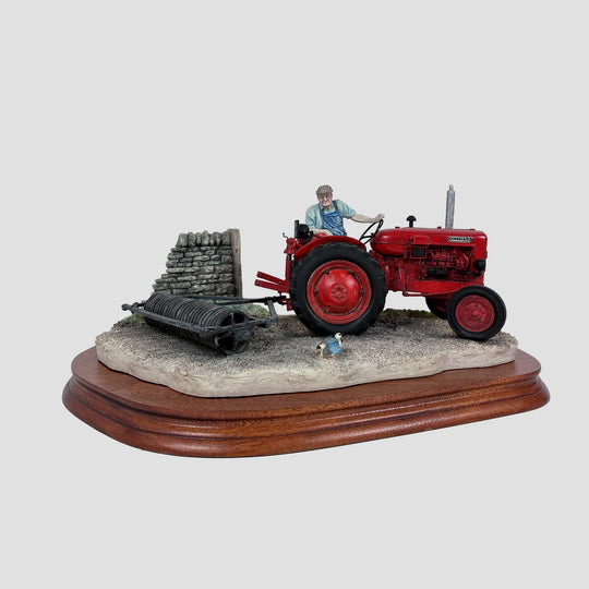 Turning With Care Nuffield Tractor Model Border Fine Arts