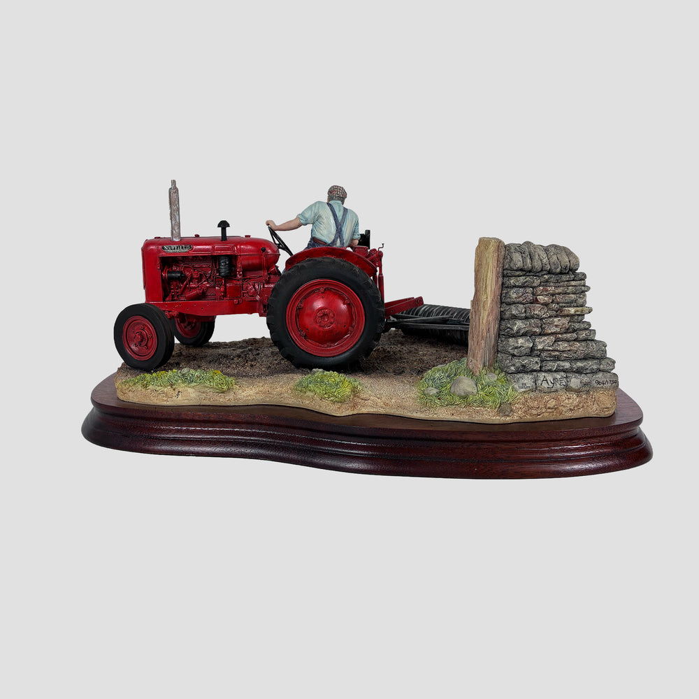 Turning With Care Nuffield Tractor Model Border Fine Arts