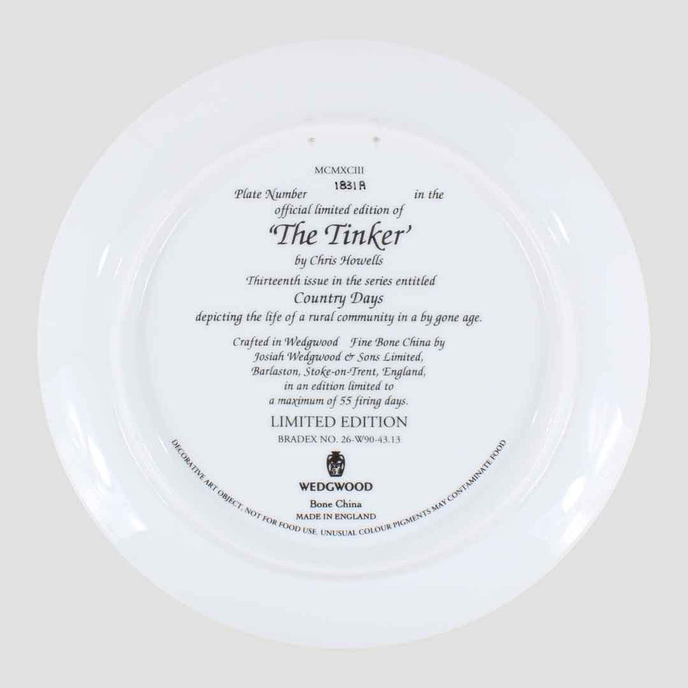 The Tinker Wedgwood Horse Plate