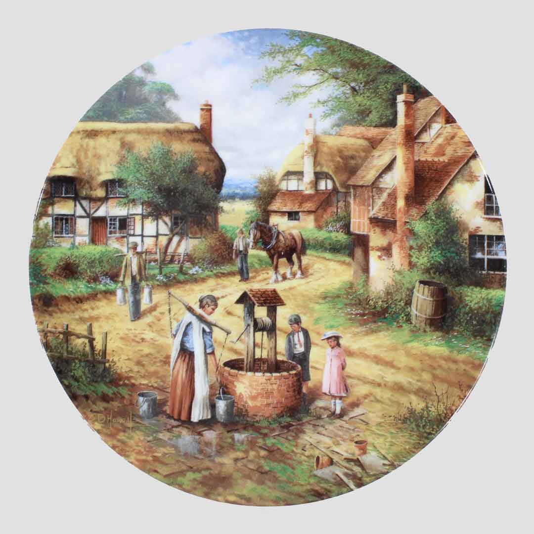 Fetching The Water Wedgwood Horse Plate