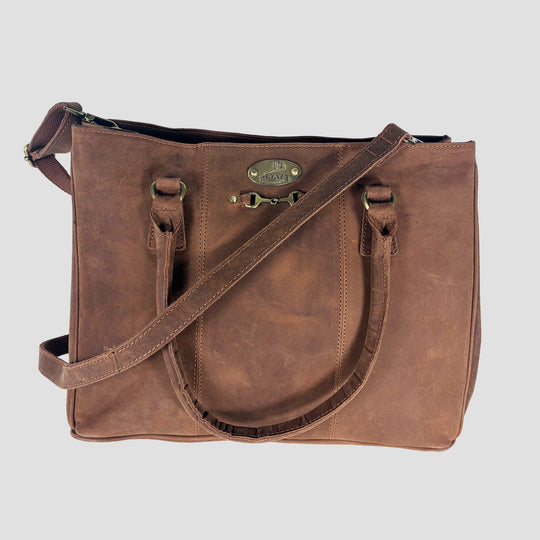 Winnie Handbag in Hunter Leather