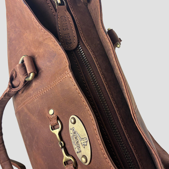 Winnie Handbag in Hunter Leather