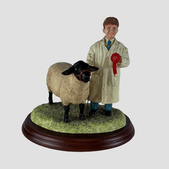 Winning Smile Boy and Suffolk Ram Border Fine Arts