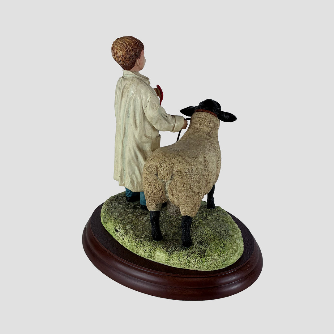 Winning Smile Boy and Suffolk Ram Border Fine Arts