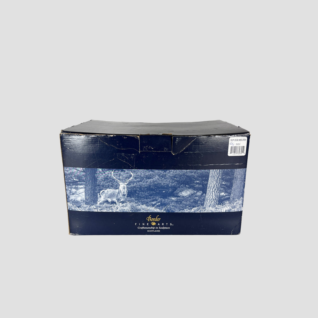Winter Shelter Limited Edition Sheep Model Border Fine Arts Original Box and Certificate