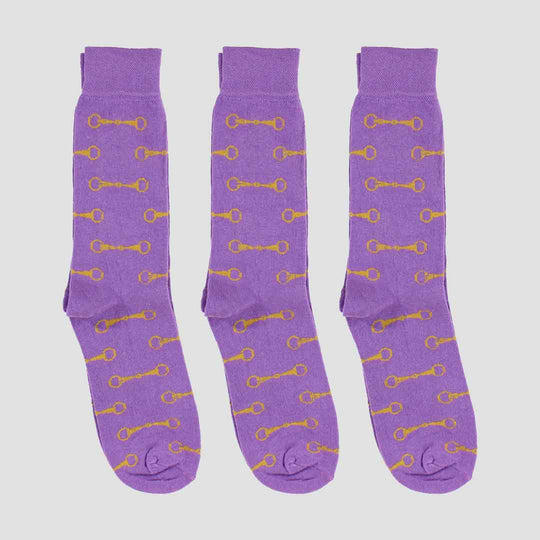 Snaffle Sock Adult Purple Bundle