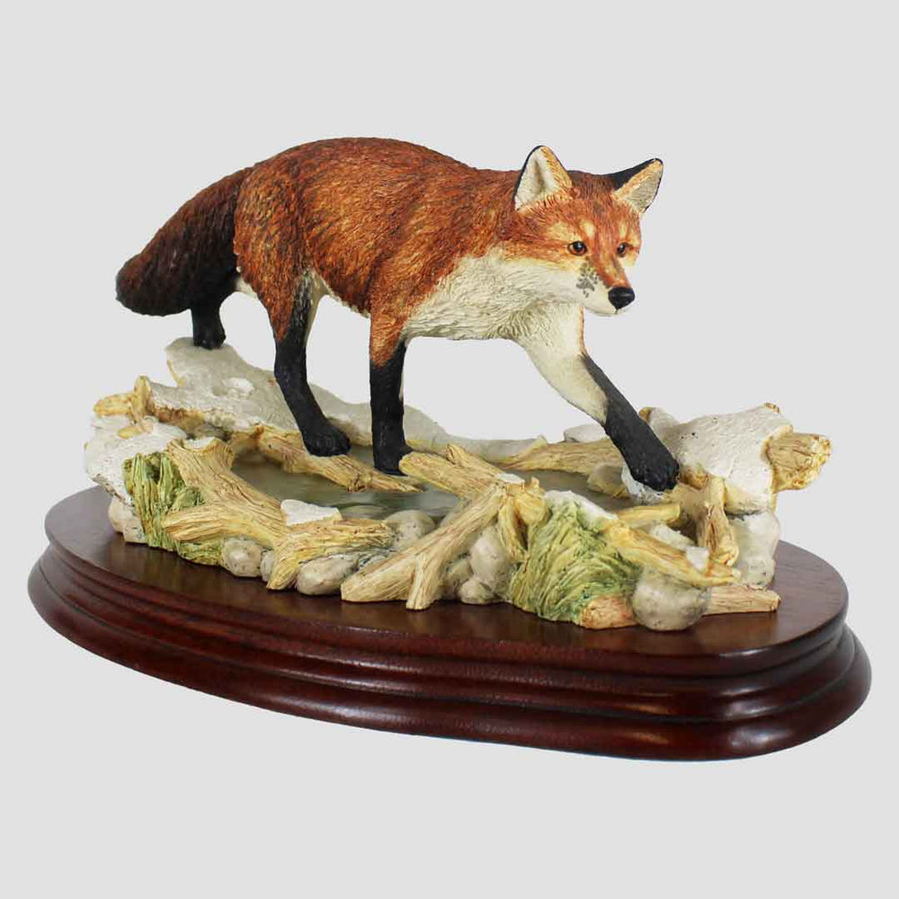 Keeping His Feet Dry Border Fine Arts Fox