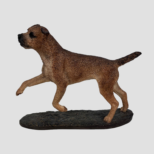Border Terrier Standing Style 1 Border Fine Arts Dog Model