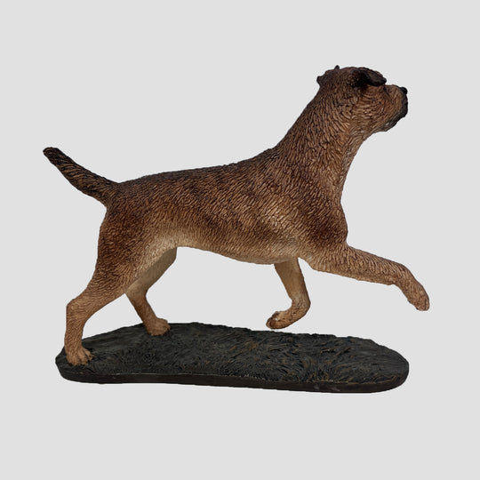 Border Terrier Standing Style 1 Border Fine Arts Dog Model