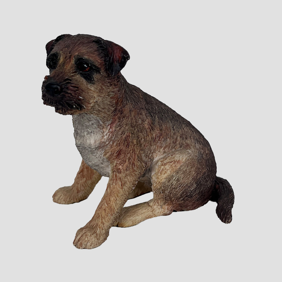 Border Terrier Puppy Figurine Border Fine Arts Dog Model