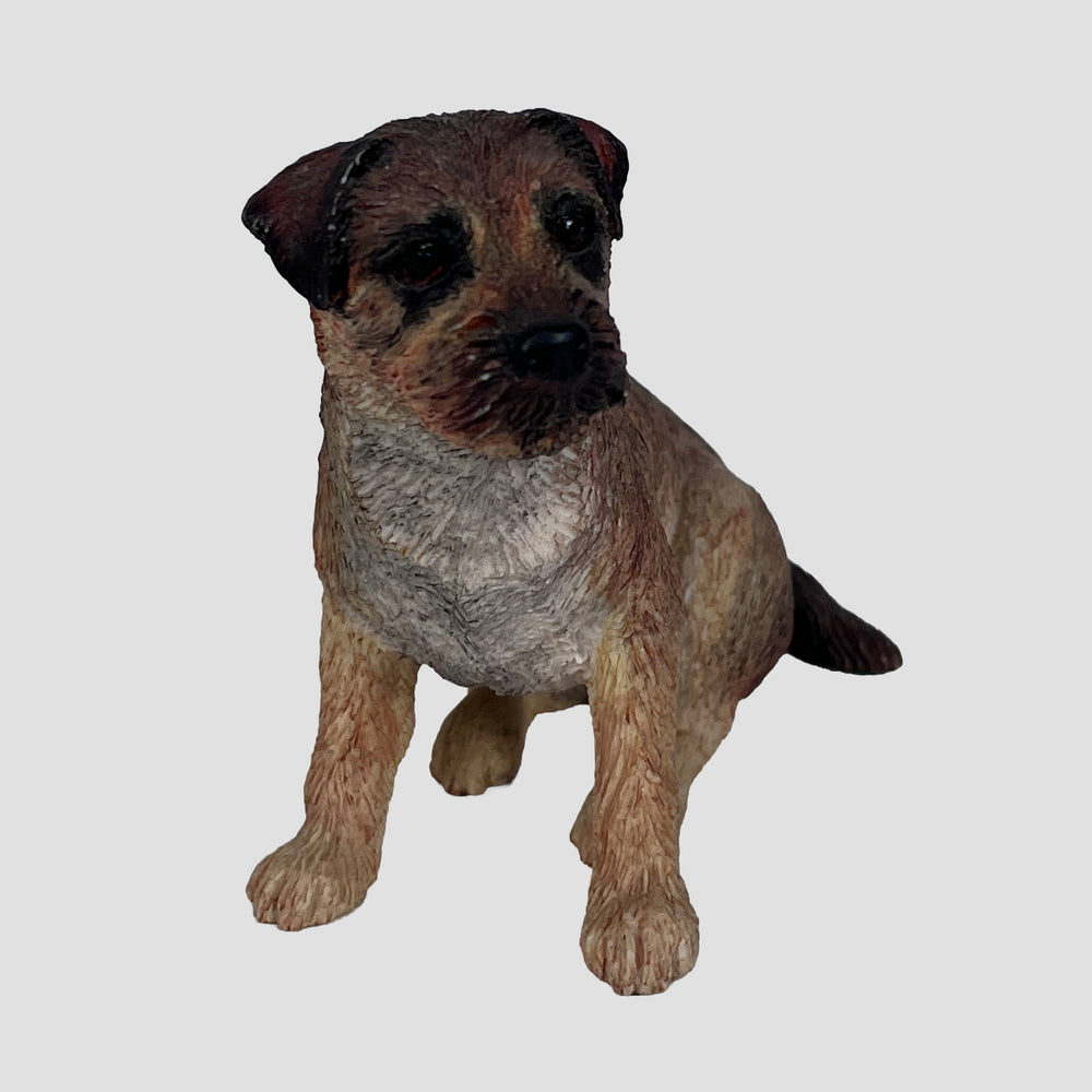 Border Terrier Puppy Figurine Border Fine Arts Dog Model