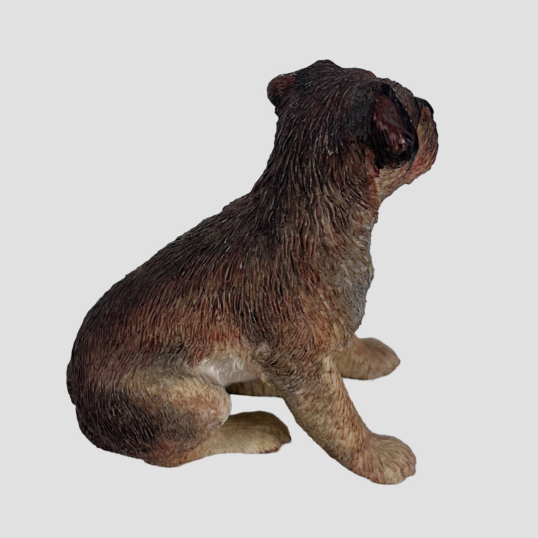 Border Terrier Puppy Figurine Border Fine Arts Dog Model