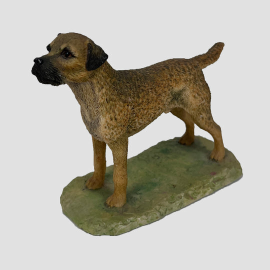 Border Terrier Border Fine Arts Dog Model Sculpted by Ray Ayres