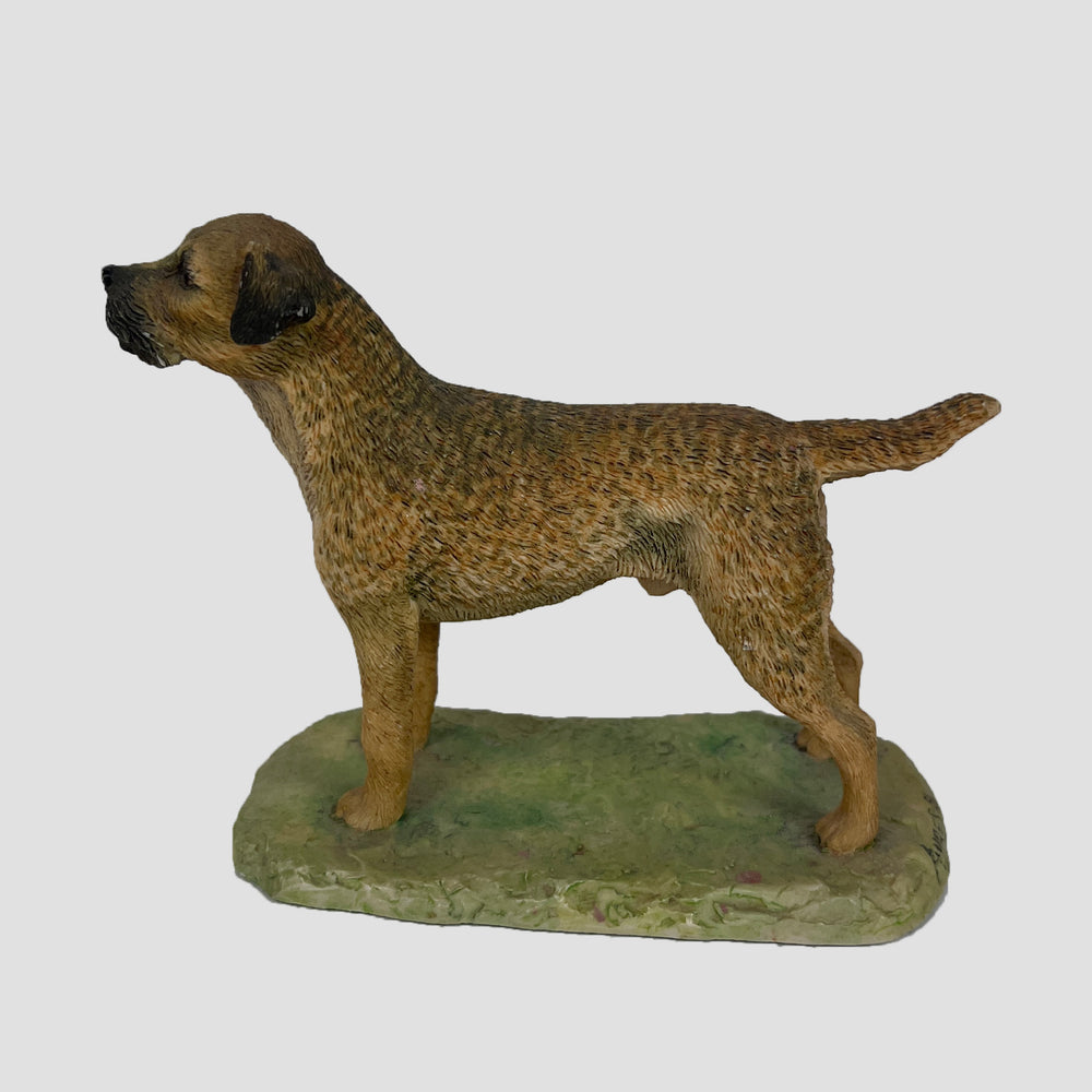 Border Terrier Border Fine Arts Dog Model Sculpted by Ray Ayres