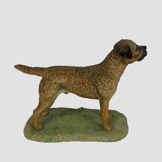 Border Terrier Border Fine Arts Dog Model Sculpted by Ray Ayres