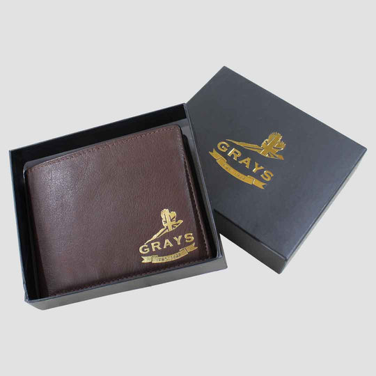 Sunny Leather Wallet With Coin Pocket Brown