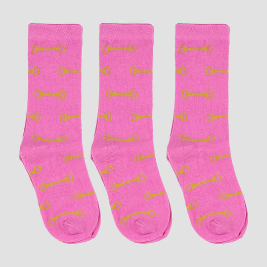 Children's Snaffle Sock Pink Bundle