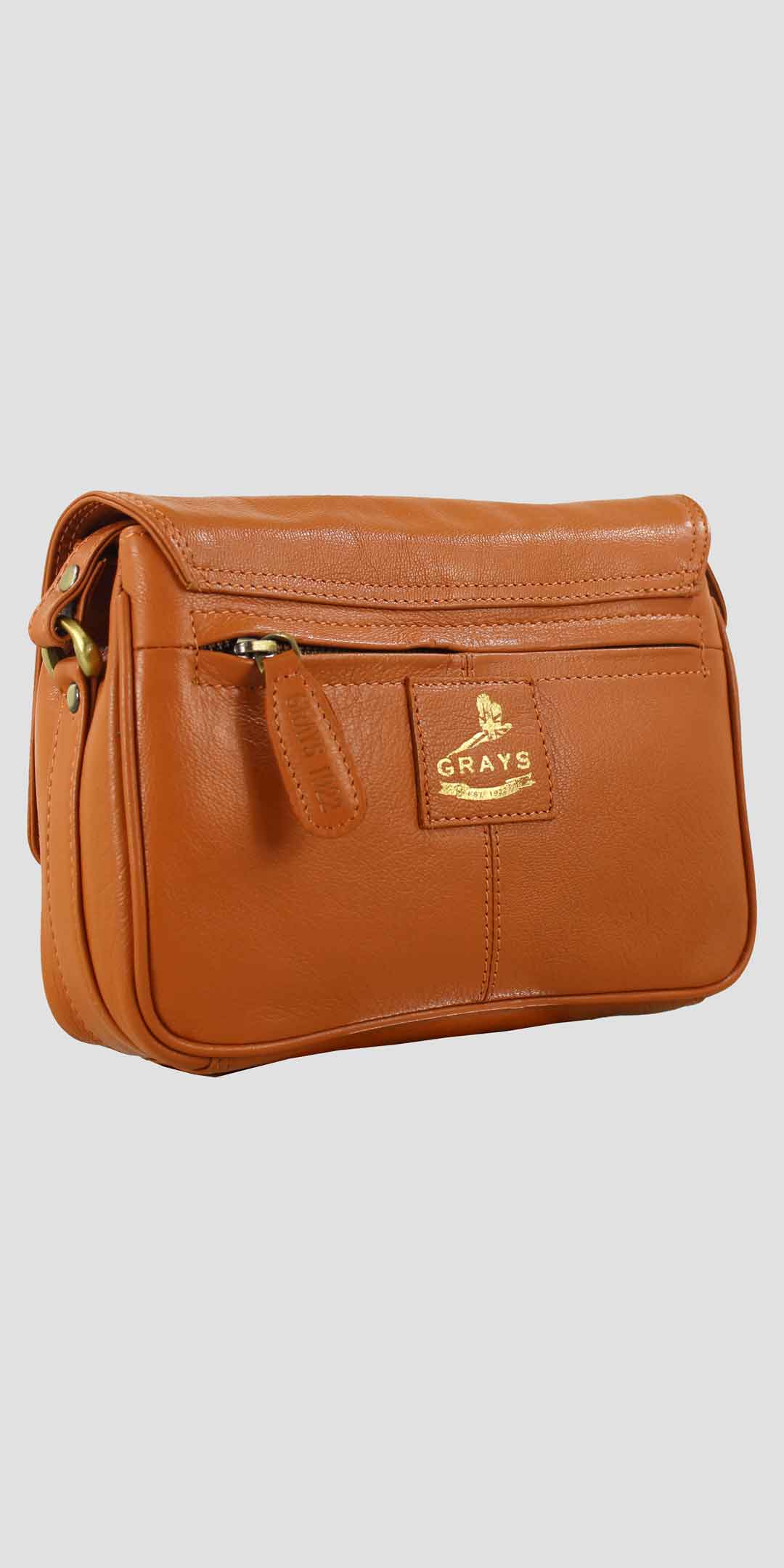 Isla Shoulder Bag with Snaffle in Tan