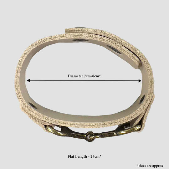 Snaffle Bracelet Cream