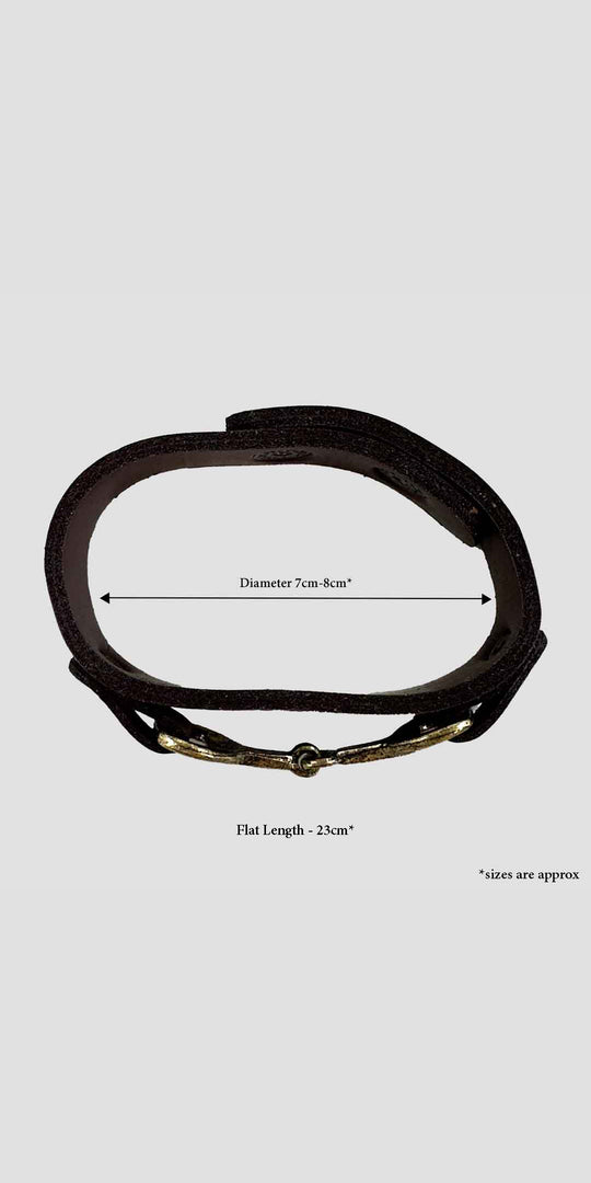 Snaffle Bracelet Dark Brown