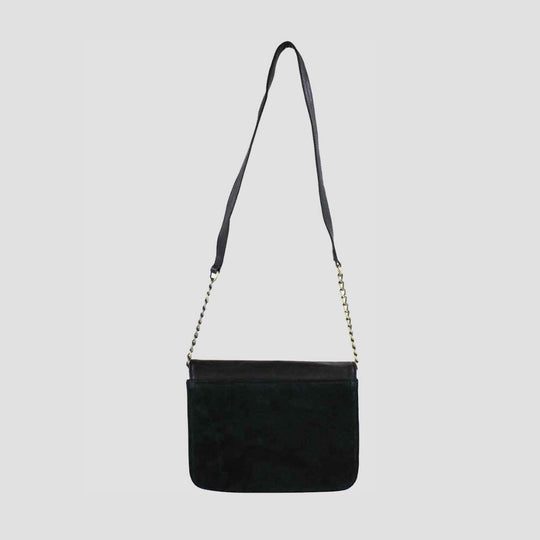 Emma Evening Bag Black And Suede
