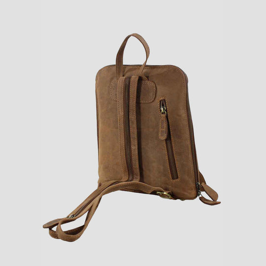 Edith Rucksack with Snaffle in Hunter Leather